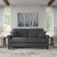 Bush Furniture Coventry 73W Sofa in Charcoal Gray Herringbone