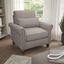 Bush Furniture Coventry Accent Chair with Arms in Beige Herringbone