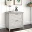 Bush Furniture Key West 2 Drawer Lateral File Cabinet In Linen White Oak