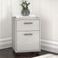 Bush Furniture Key West 2 Drawer Mobile File Cabinet In Linen White Oak