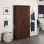 Bush Furniture Key West Bathroom Storage Cabinet With Doors In Bing Cherry