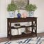 Bush Furniture Key West Console Table With Drawers And Shelves In Bing Cherry