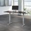 Bush Furniture Move 40 Series 72W X 30D Electric Height Adjustable Standing Desk In Mocha Cherry