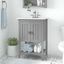 Bush Furniture Salinas 24W Bathroom Vanity with Sink in Cape Cod Gray
