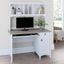 Bush Furniture Salinas Small Computer Desk with Hutch in Pure White and Shiplap Gray