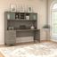 Bush Furniture Somerset 72W Office Desk with Drawers and Hutch in Ash Gray