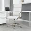 Bush Furniture Somerset High Back Leather Executive Office Chair in White