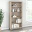 Bush Furniture Somerset Tall 5 Shelf Bookcase in Sand Oak