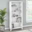 Bush Furniture Somerset Tall 5 Shelf Bookcase in White