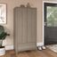 Bush Furniture Somerset Tall Entryway Cabinet With Doors And Drawer In Ash Gray