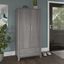 Bush Furniture Somerset Tall Entryway Cabinet With Doors And Drawer In Platinum Gray