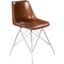 Butler Inland Light Brown Leather Side Chair