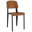 Cabin Walnut and Black Dining Side Chair