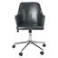Cadence Dark Grey/Chrome Swivel Office Chair