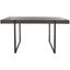 Cael Dining Table in Charcoal and Black