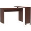 Calabria Nested Desk With Swivel Feature In Nut Brown