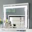 Calandria Mirror With Led In White