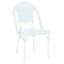 California Side Chair Set of 2 in Blue and White