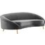 Camber Channel Tufted Performance Velvet Sofa EEI-4405-GRY
