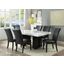 Camila 7-Piece Rectangle Dining Room Set In Black