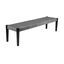 Camino Indoor Outdoor Dining Bench In Eucalyptus Wood and Gray Rope