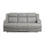 Camryn Double Reclining Sofa In Grey