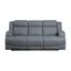 Camryn Power Double Reclining Sofa In Blue