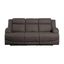 Camryn Power Double Reclining Sofa In Brown