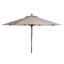 Cannes Beige 9 Wooden Outdoor Umbrella