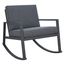 Cantor Rocking Chair in Grey and Grey