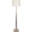 Capone Silver Leaf Fluted Wood Floor Lamp