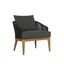 Capri Lounge Chair In Natural and Gracebay Grey