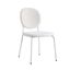 Carley Boucle Side Chairs Set of 2 In White