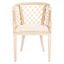 Carlotta Arm Chair in White SEA4013B