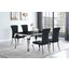Carone Stainless Steel Dining Room Set