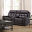Carrington Loveseat With Console In Dark Brown