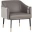 Carter Lounge Chair In Napa Taupe And Napa Stone