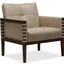 Carverdale Beige Leather Club Chair