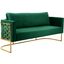 Casa Green Velvet Sofa