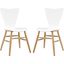 Cascade White Dining Chair Set of 2