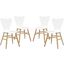Cascade White Dining Chair Set of 4
