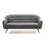 Casey Fabric Sofa In Charcoal Grey