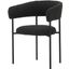 Cassia Licorice Boucle Dining Chair