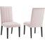Catalyst Performance Velvet Dining Side Chair - Set of 2 In Pink
