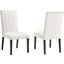 Catalyst Performance Velvet Dining Side Chair - Set of 2 In White