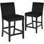 Celeste Black Counter Height Chair Set Of 2