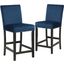 Celeste Blue Counter Height Chair Set Of 2
