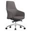 Celeste Series Office Chair In Grey Leather