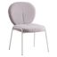 Celestial Boucle Dining Chair In Grey