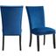 Celine Blue Velvet Side Chair Set Of 2